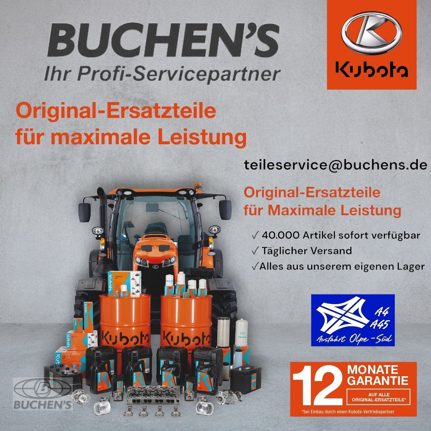 Traktor typu Kubota M4-073, Neumaschine v Olpe (Obrázek 7)