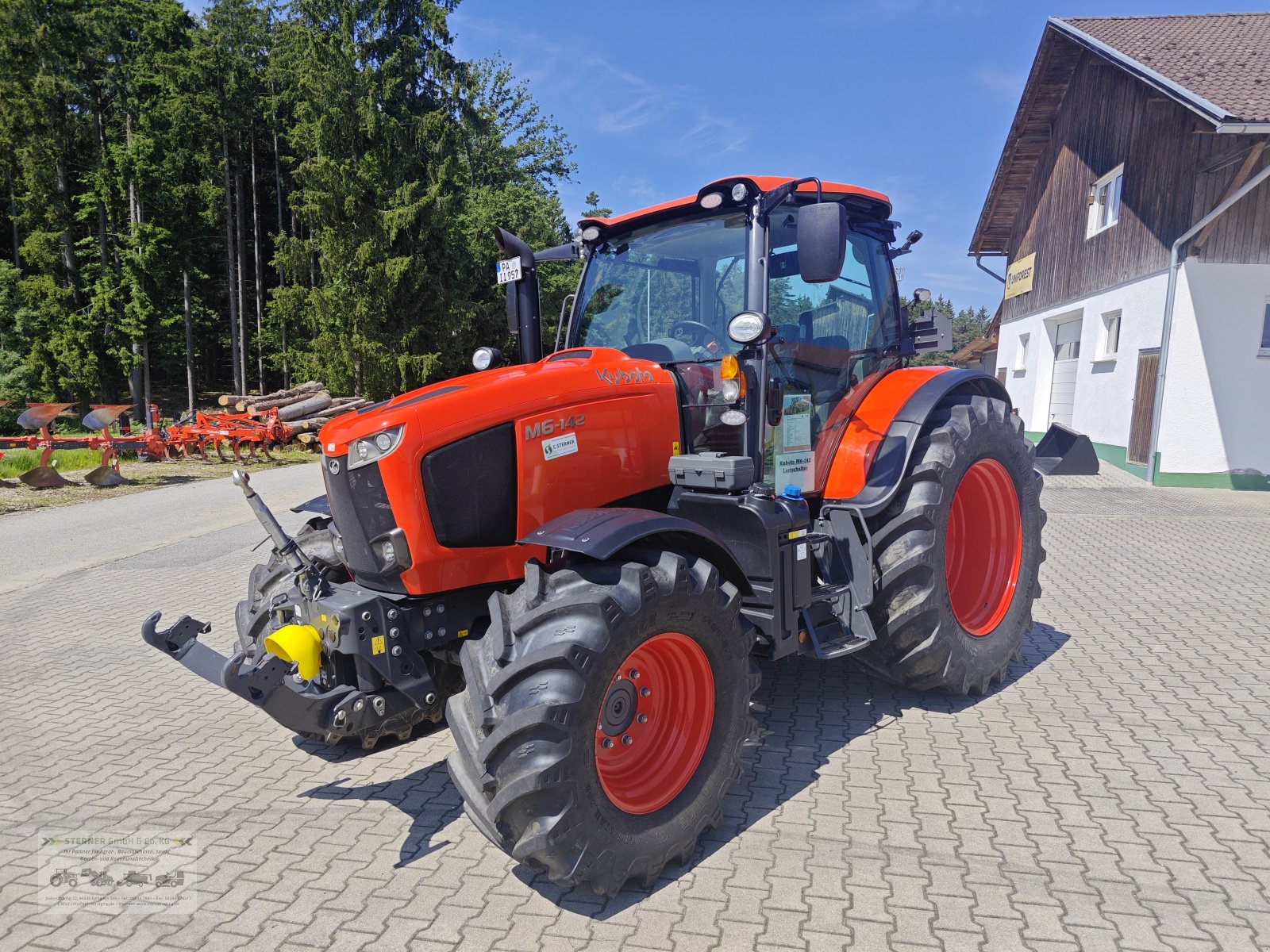 Traktor типа Kubota M6-142, Gebrauchtmaschine в Eging am See (Фотография 9)