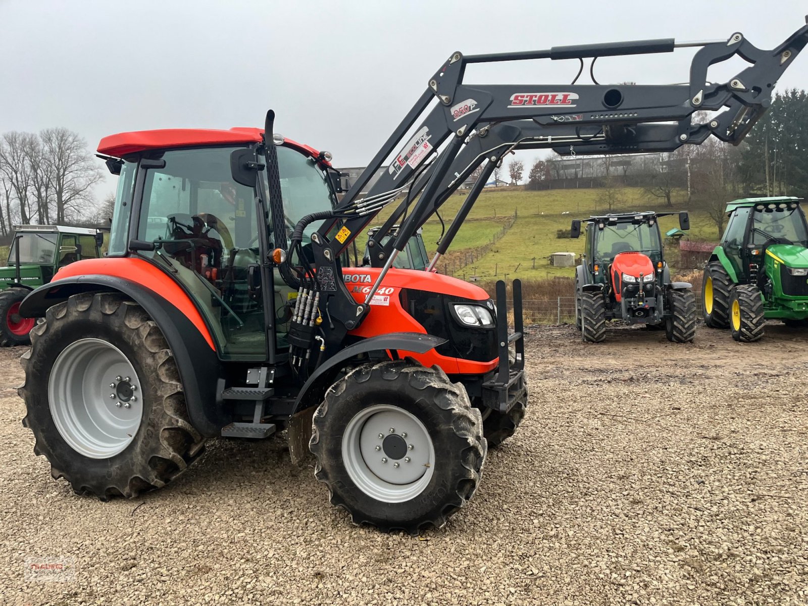 Traktor van het type Kubota M6040, Gebrauchtmaschine in Mainburg/Wambach (Foto 13)