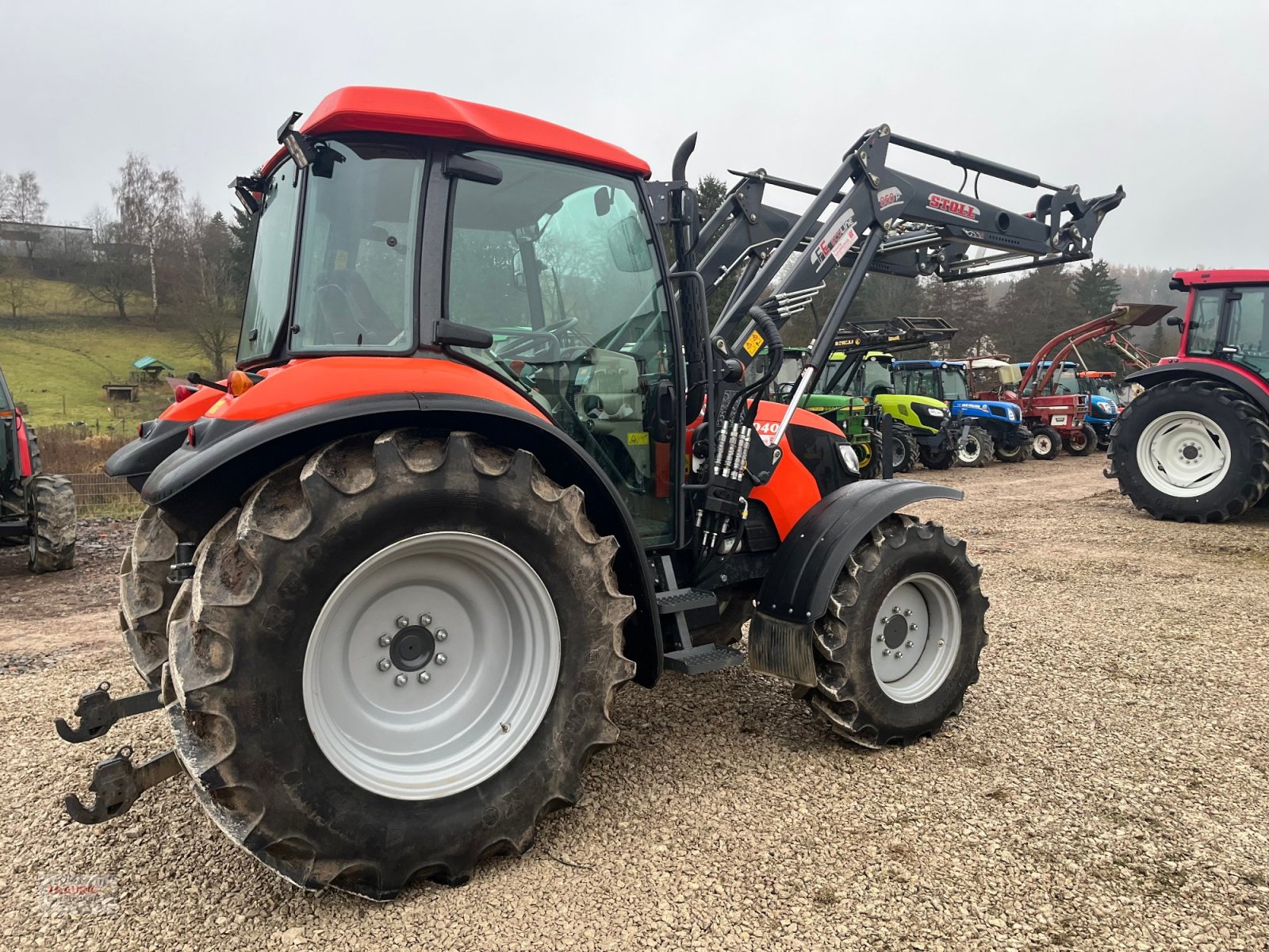 Traktor van het type Kubota M6040, Gebrauchtmaschine in Mainburg/Wambach (Foto 15)