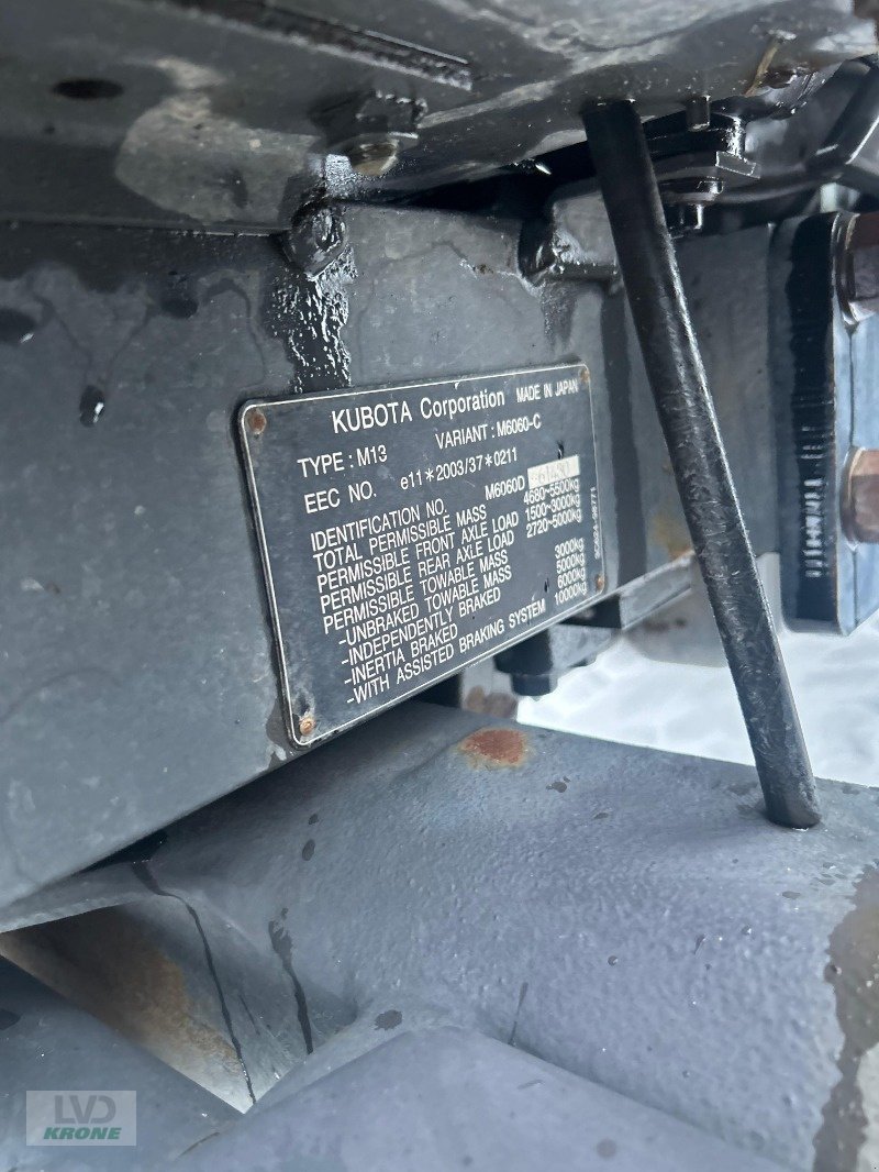 Traktor van het type Kubota M6060, Gebrauchtmaschine in Alt-Mölln (Foto 7)