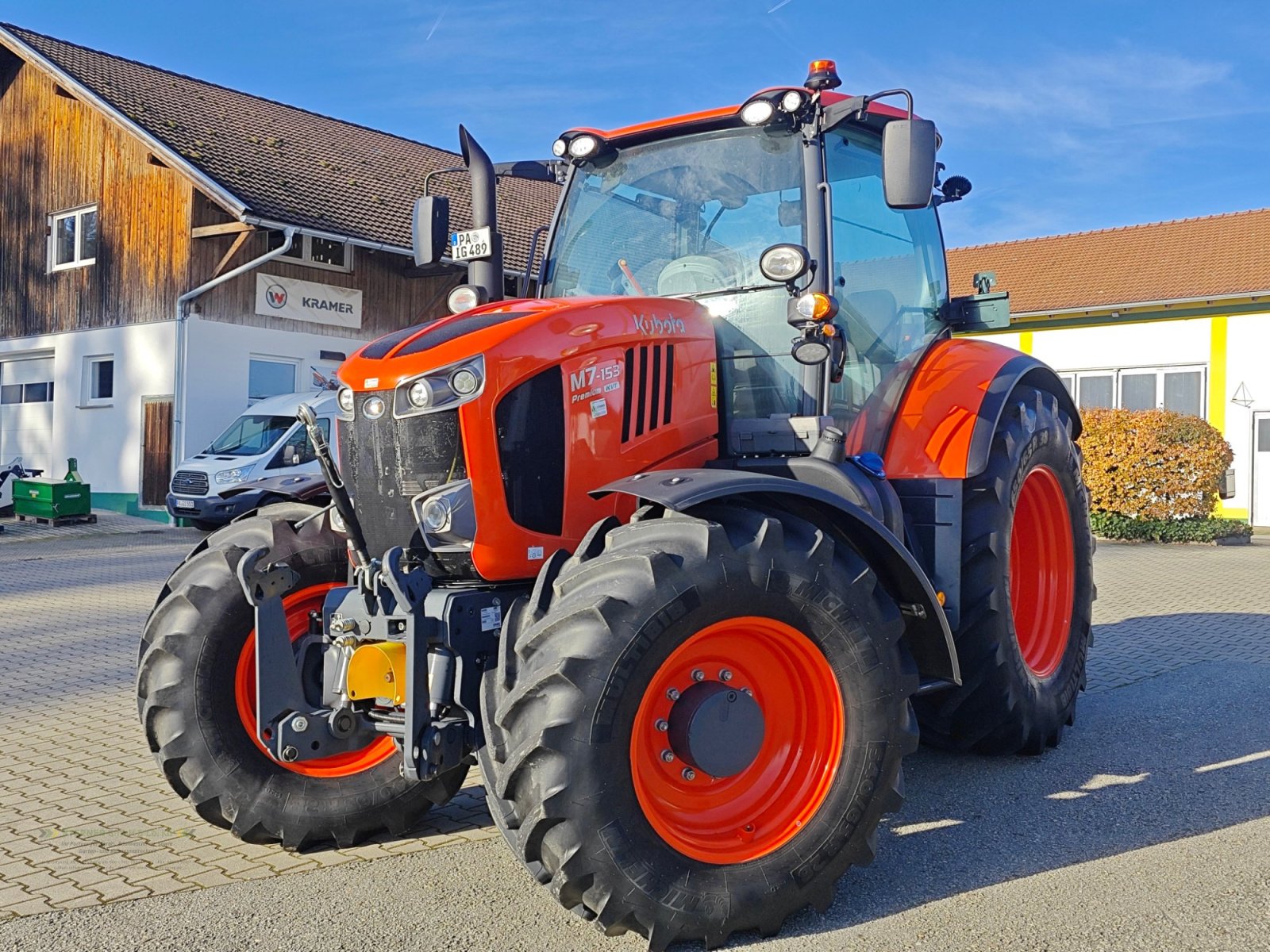 Traktor des Typs Kubota M7-153 Premium KVT ZF stufenlos Getriebe FH FZW, Gebrauchtmaschine in Eging am See (Bild 1)