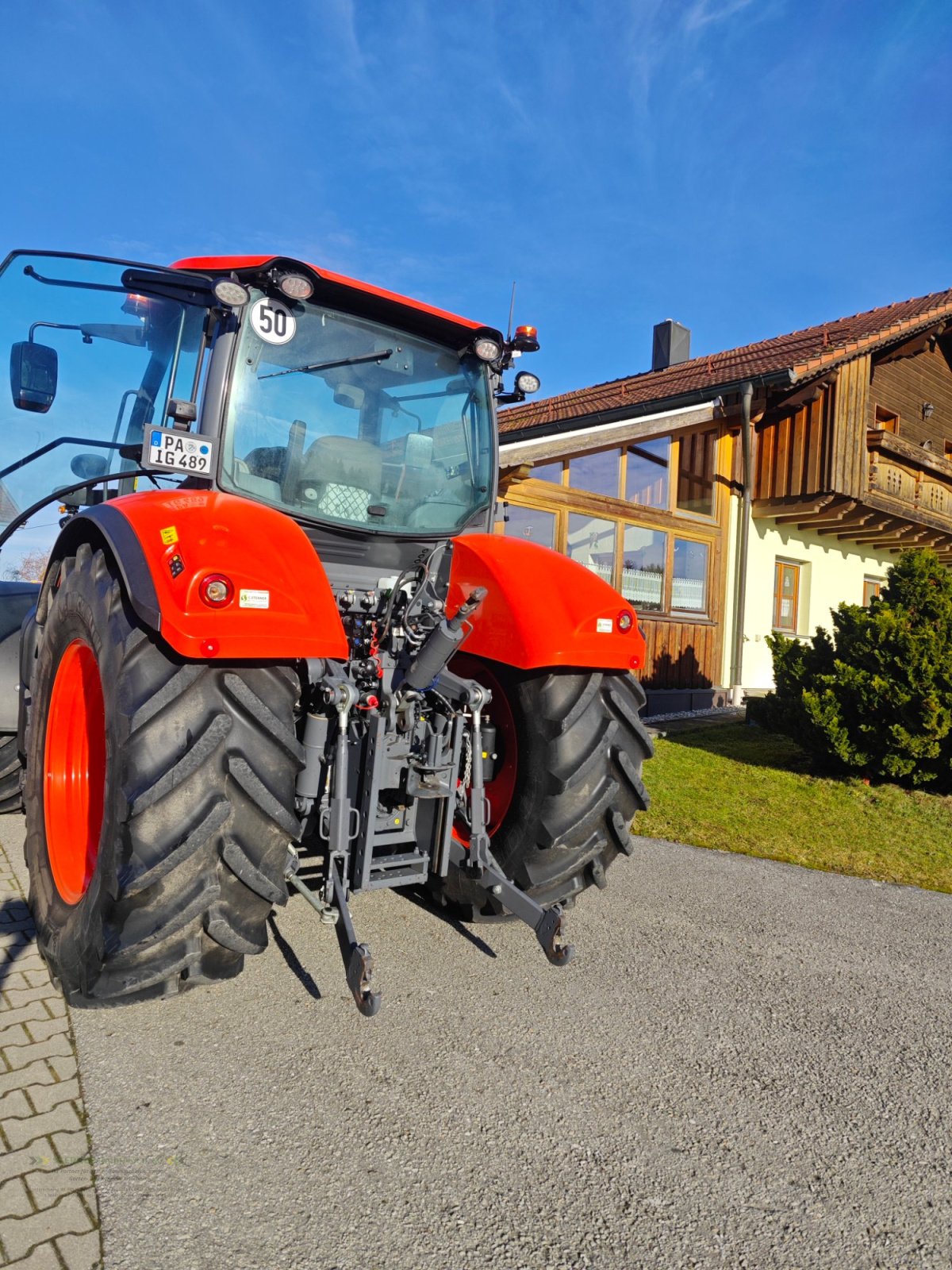 Traktor des Typs Kubota M7-153 Premium KVT ZF stufenlos Getriebe FH FZW, Gebrauchtmaschine in Eging am See (Bild 5)