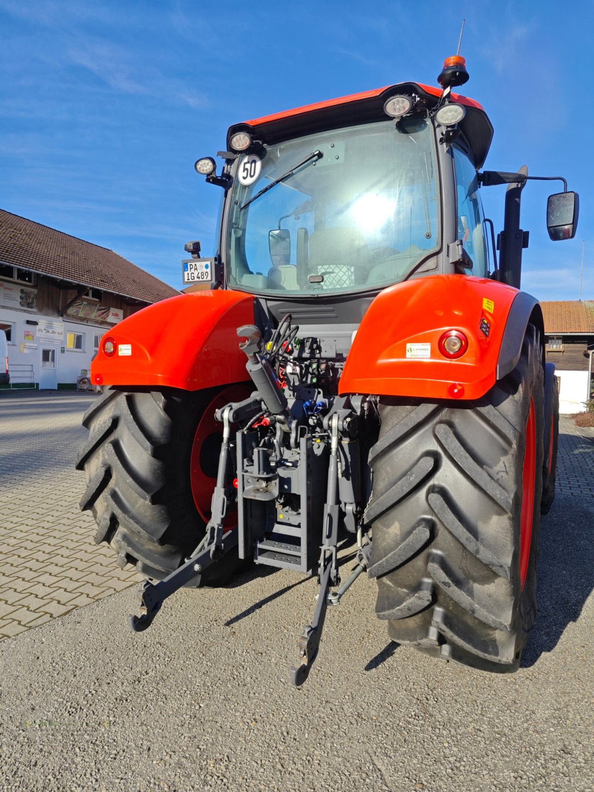Traktor des Typs Kubota M7-153 Premium KVT ZF stufenlos Getriebe FH FZW, Gebrauchtmaschine in Eging am See (Bild 7)