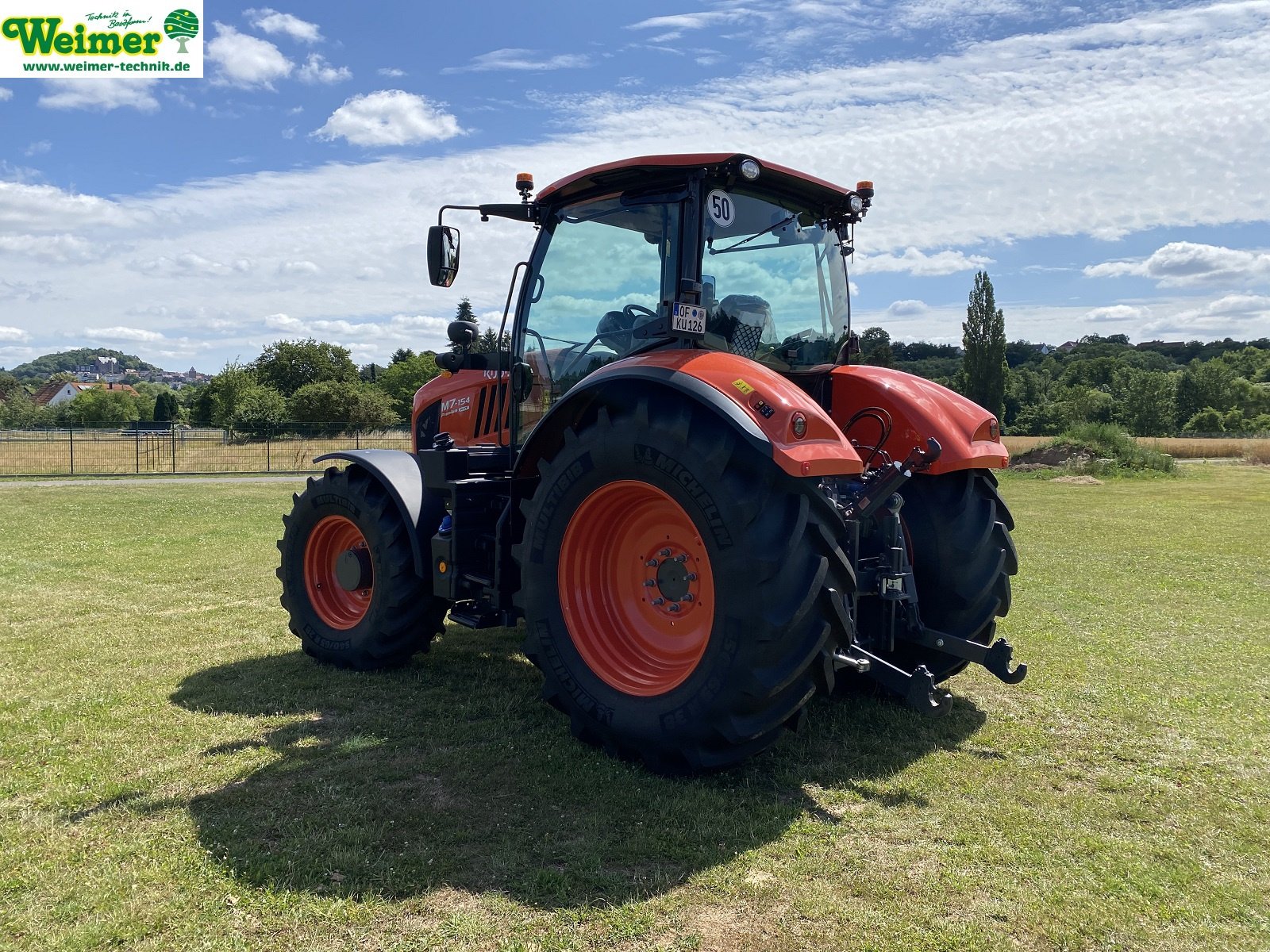 Traktor of the type Kubota M7-154, Neumaschine in Lollar, Ruttershausen (Picture 4)