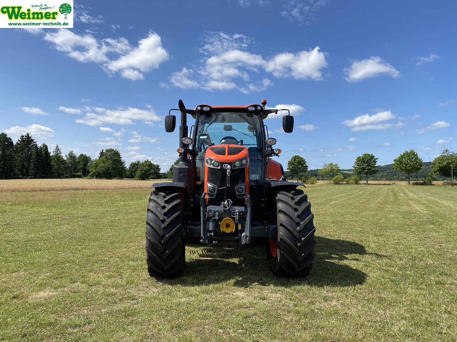 Traktor of the type Kubota M7-154, Neumaschine in Lollar, Ruttershausen (Picture 9)