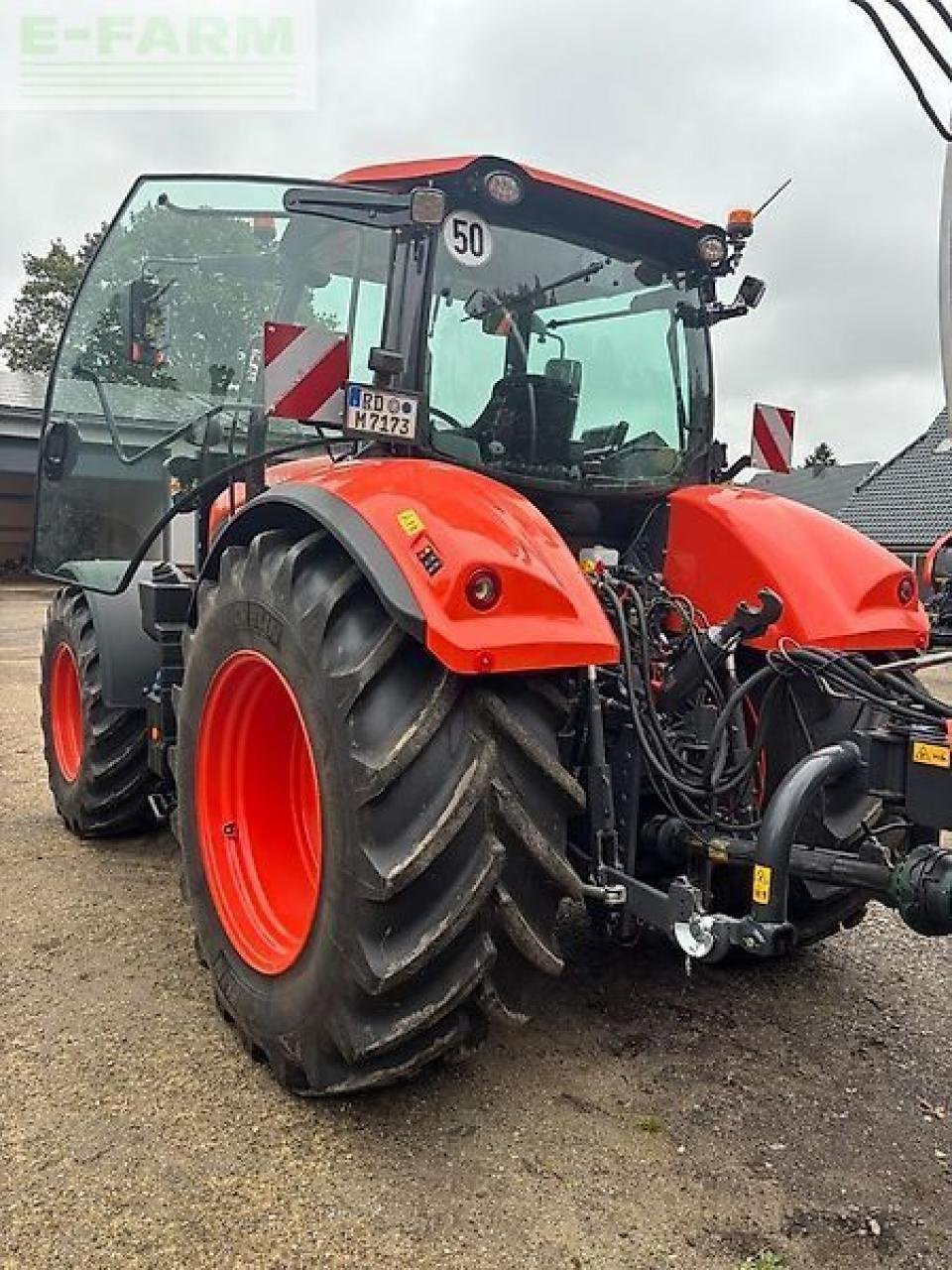 Traktor Türe ait Kubota m7174 premium kvt, Gebrauchtmaschine içinde BRAMMER (resim 4)