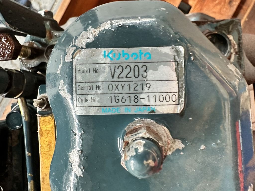 Traktor typu Kubota V2203-E MOTORBLOK, Gebrauchtmaschine w MARIENHEEM (Zdjęcie 9)