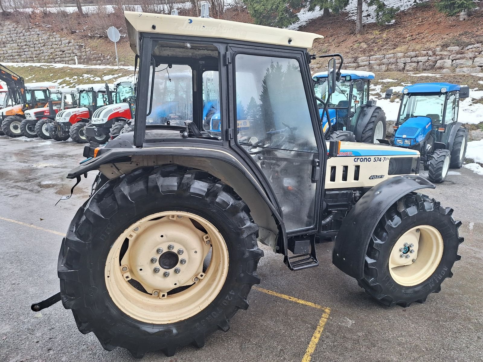 Traktor des Typs Lamborghini Crono 574-70 DT, Gebrauchtmaschine in Burgkirchen (Bild 7)