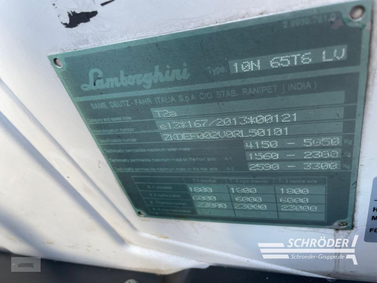 Traktor typu Lamborghini CRONO 65 / DEUTZ 4070, Gebrauchtmaschine v Wildeshausen (Obrázek 18)