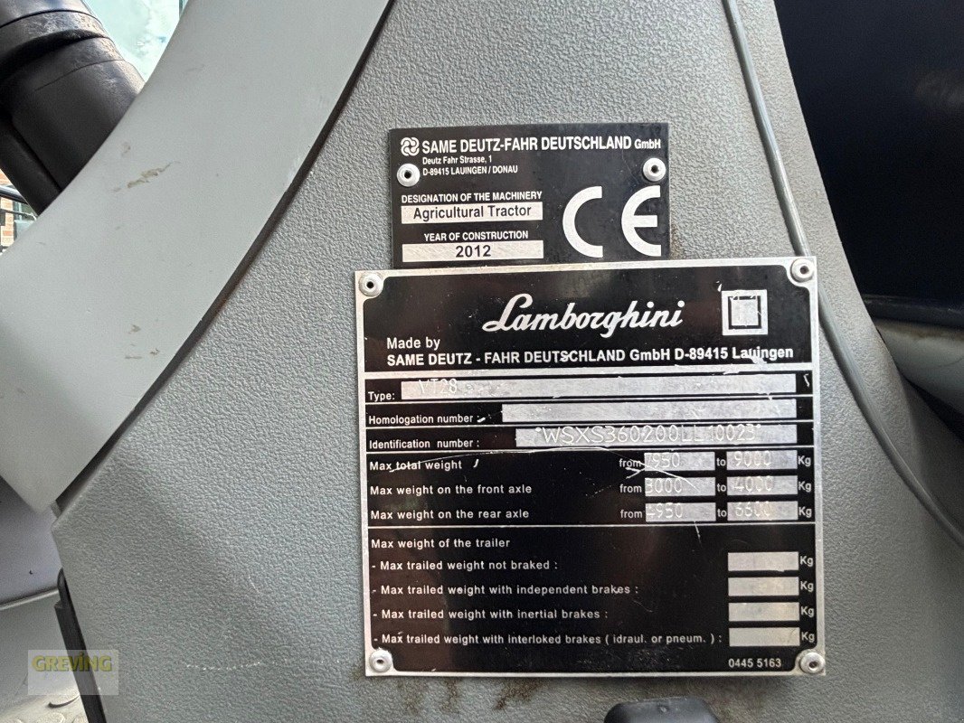 Traktor a típus Lamborghini R6. 135 // Deutz-Fahr TTV 420, Gebrauchtmaschine ekkor: Ahaus (Kép 18)