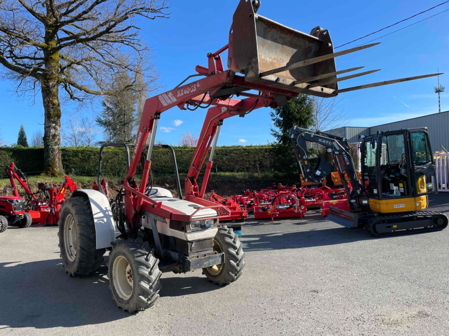 Traktor a típus Lamborghini Tracteur agricole 574-70 DT Lamborghini, Gebrauchtmaschine ekkor: LA SOUTERRAINE (Kép 3)