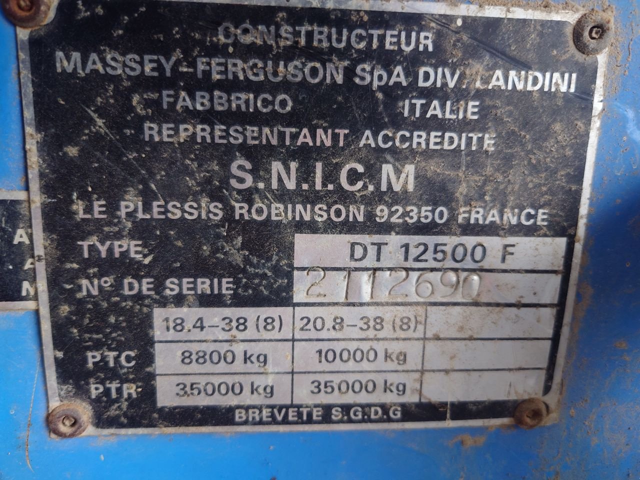 Traktor van het type Landini 12500, Gebrauchtmaschine in Wieringerwerf (Foto 9)