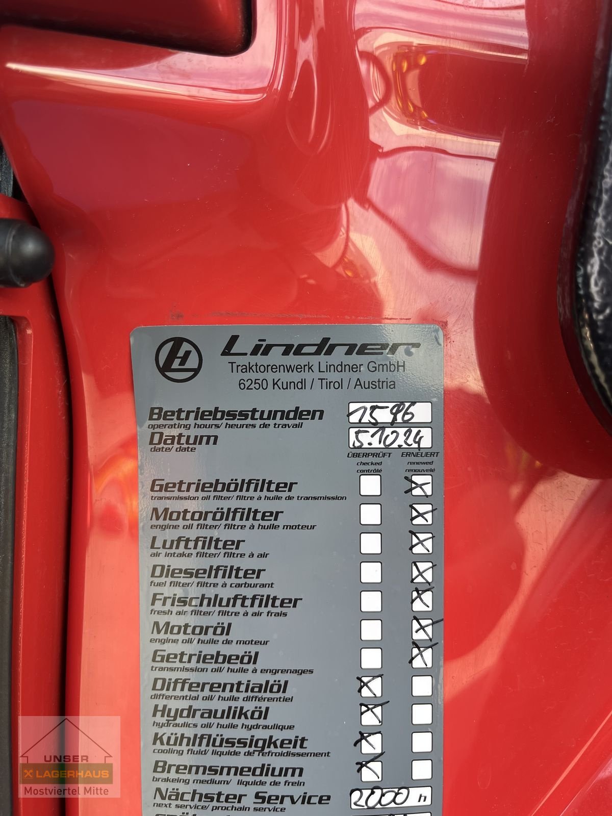 Traktor Türe ait Lindner Geotrac 74 ep, Gebrauchtmaschine içinde Bergland (resim 11)