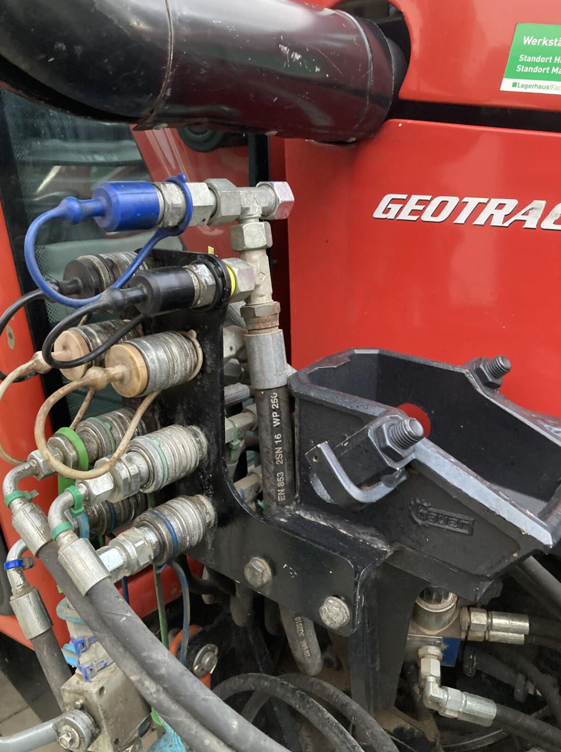 Traktor Türe ait Lindner Geotrac 74, Gebrauchtmaschine içinde Neckenmarkt (resim 2)