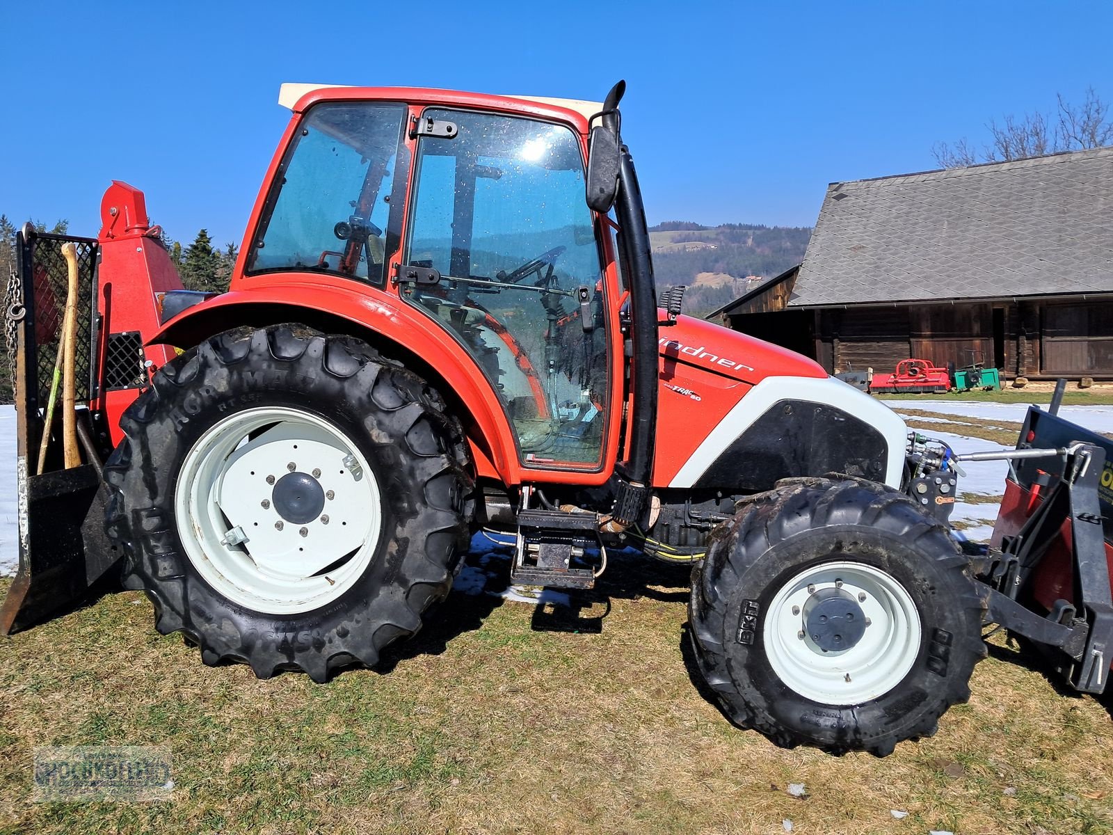 Traktor du type Lindner Geotrac 80 A, Gebrauchtmaschine en Wies (Photo 8)