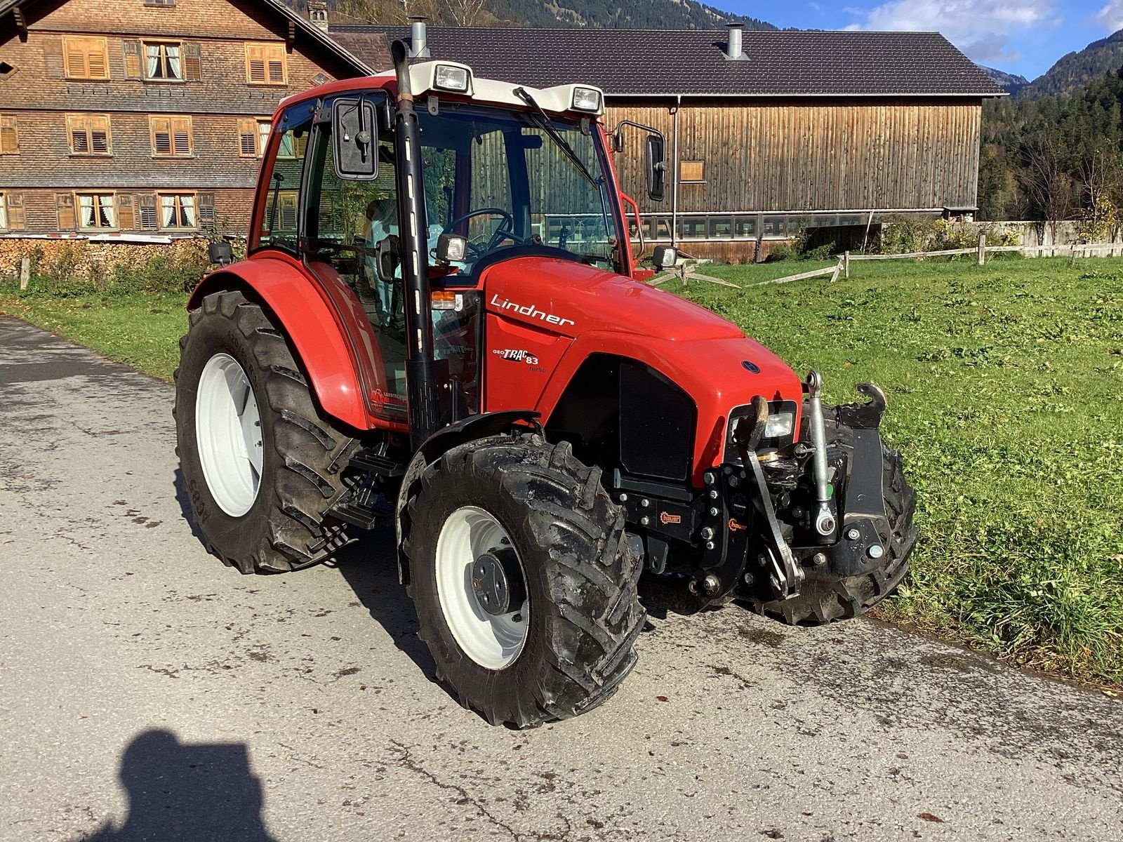 Traktor van het type Lindner Geotrac 83 A, Gebrauchtmaschine in Bezau (Foto 10)