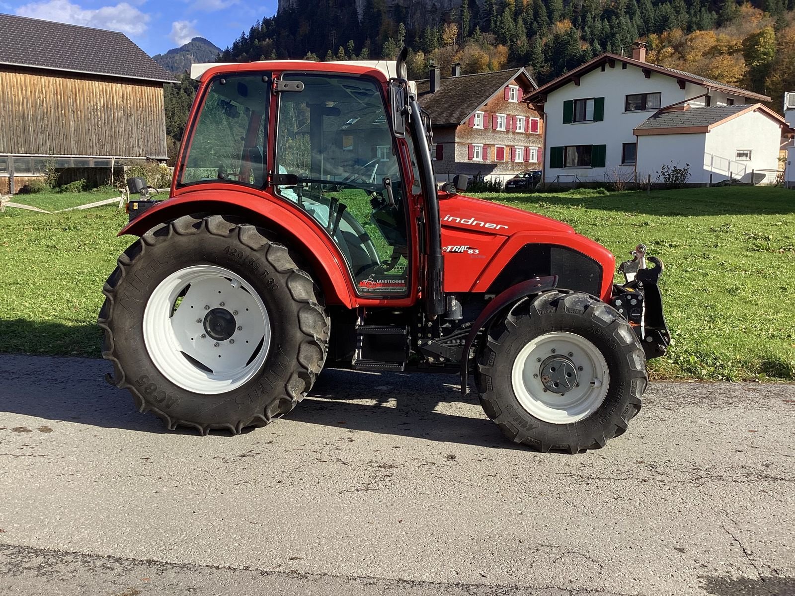 Traktor van het type Lindner Geotrac 83 A, Gebrauchtmaschine in Bezau (Foto 7)