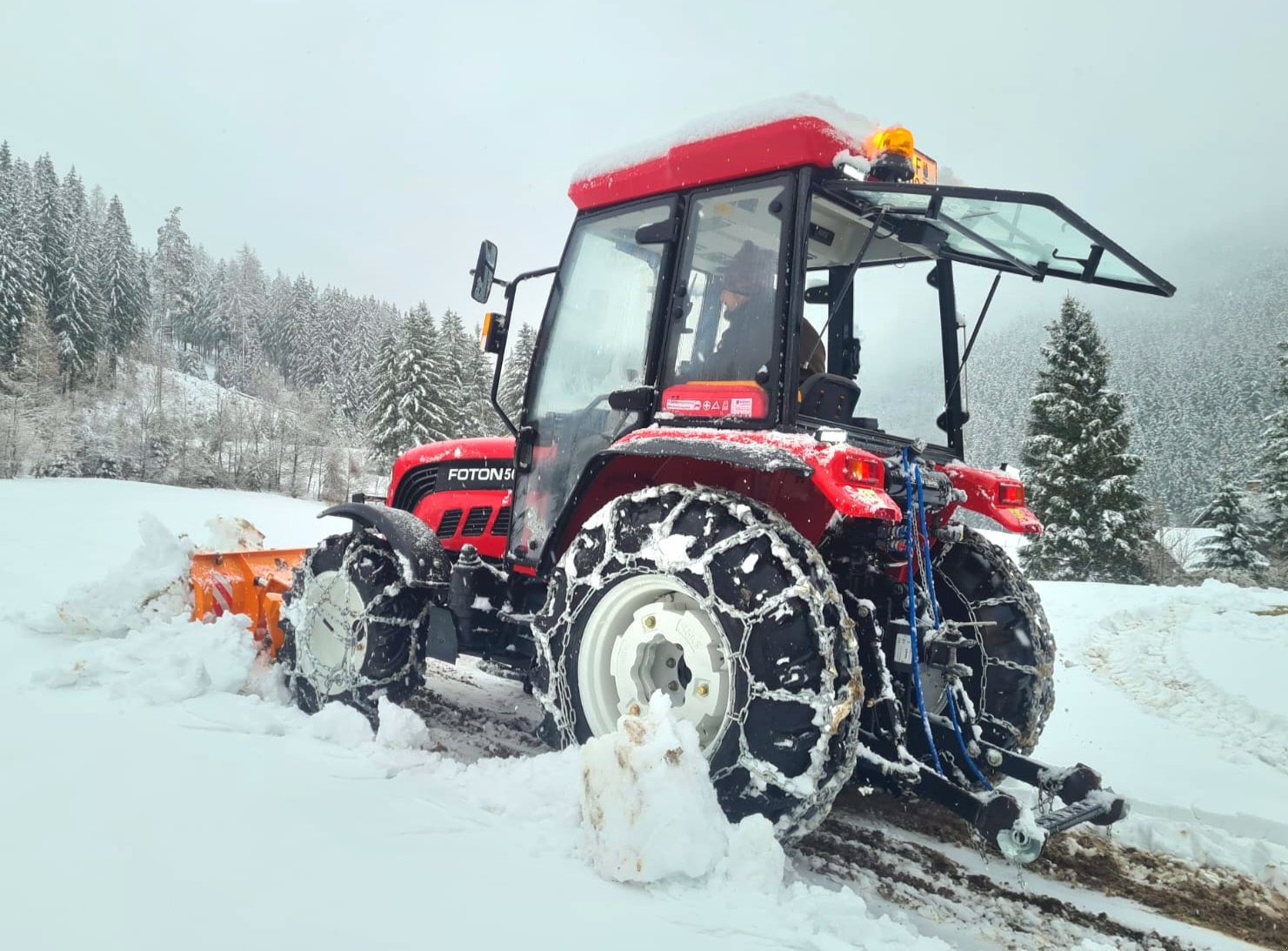 Traktor Türe ait LOVOL 504, Gebrauchtmaschine içinde Lahnsattel (resim 3)