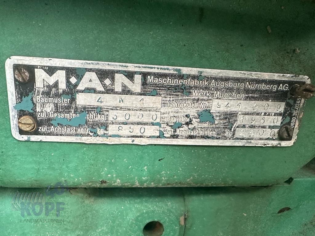 Traktor del tipo MAN MAN Traktor Typ 4N1 Allrad, bj 1959, Gebrauchtmaschine en Schutterzell (Imagen 2)