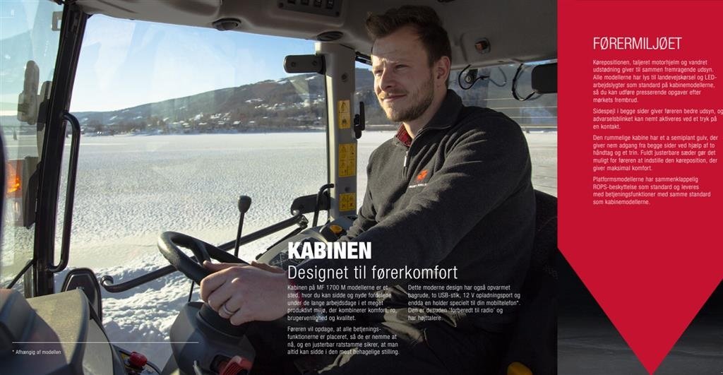 Traktor типа Massey Ferguson 1735-40-50 kompakt M-HC - Hydrostatiske, Gebrauchtmaschine в Ringe (Фотография 6)