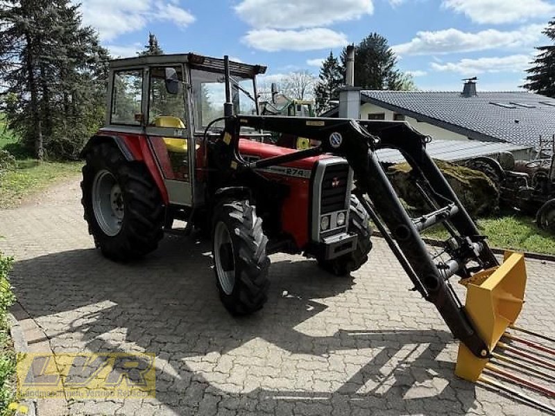 Traktor des Typs Massey Ferguson 274 S mit Frontlader, Gebrauchtmaschine in Steinau-Rebsdorf (Bild 1)