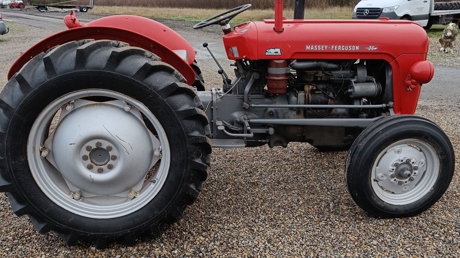 Traktor typu Massey Ferguson 35. 3 cyl diesel, Gebrauchtmaschine v Ejstrupholm (Obrázek 5)