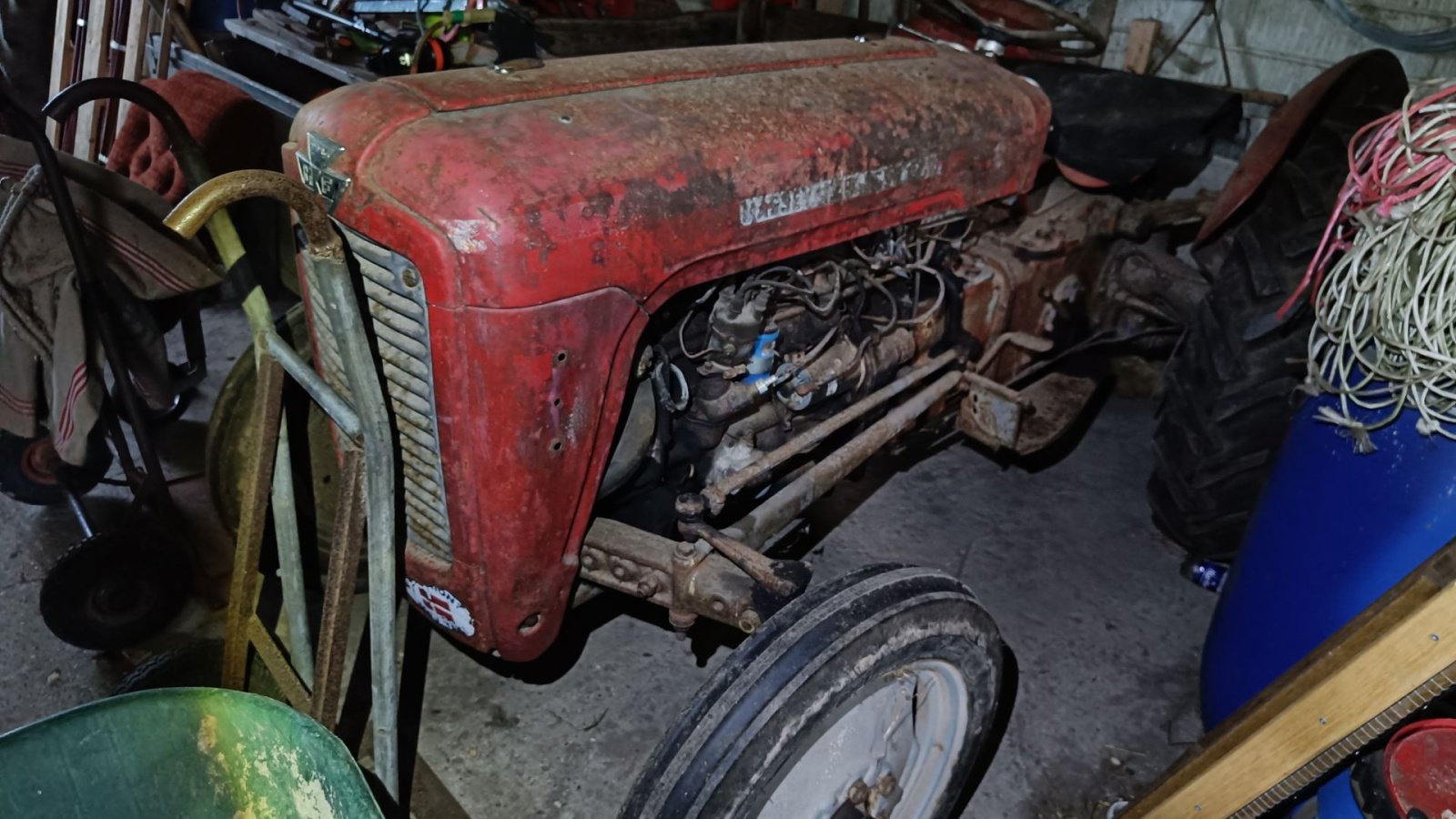 Traktor Türe ait Massey Ferguson 35 benzin, Gebrauchtmaschine içinde Egtved (resim 2)