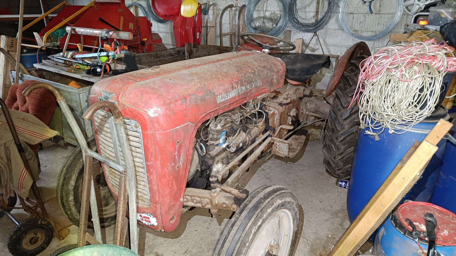 Traktor Türe ait Massey Ferguson 35 benzin, Gebrauchtmaschine içinde Egtved (resim 1)