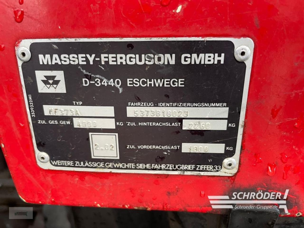 Traktor van het type Massey Ferguson 373, Gebrauchtmaschine in Wildeshausen (Foto 18)