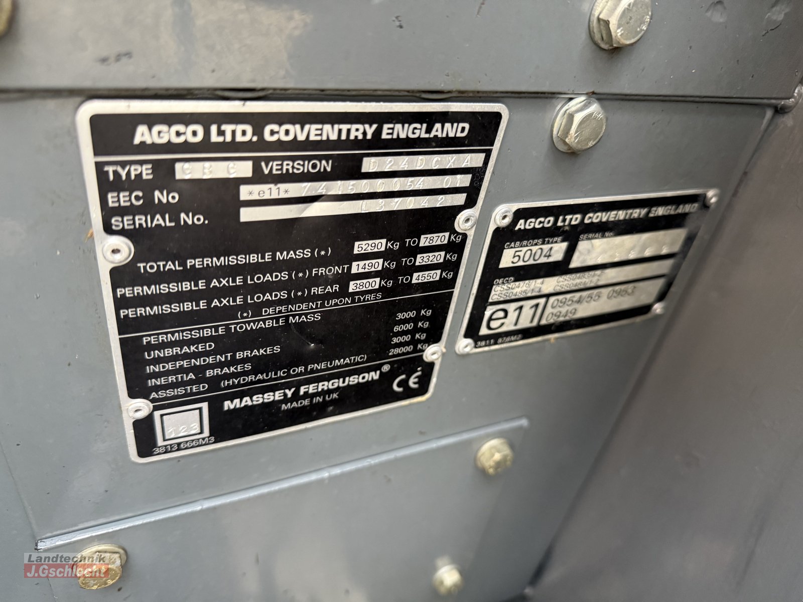 Traktor от тип Massey Ferguson 4345, Gebrauchtmaschine в Mühldorf (Снимка 20)