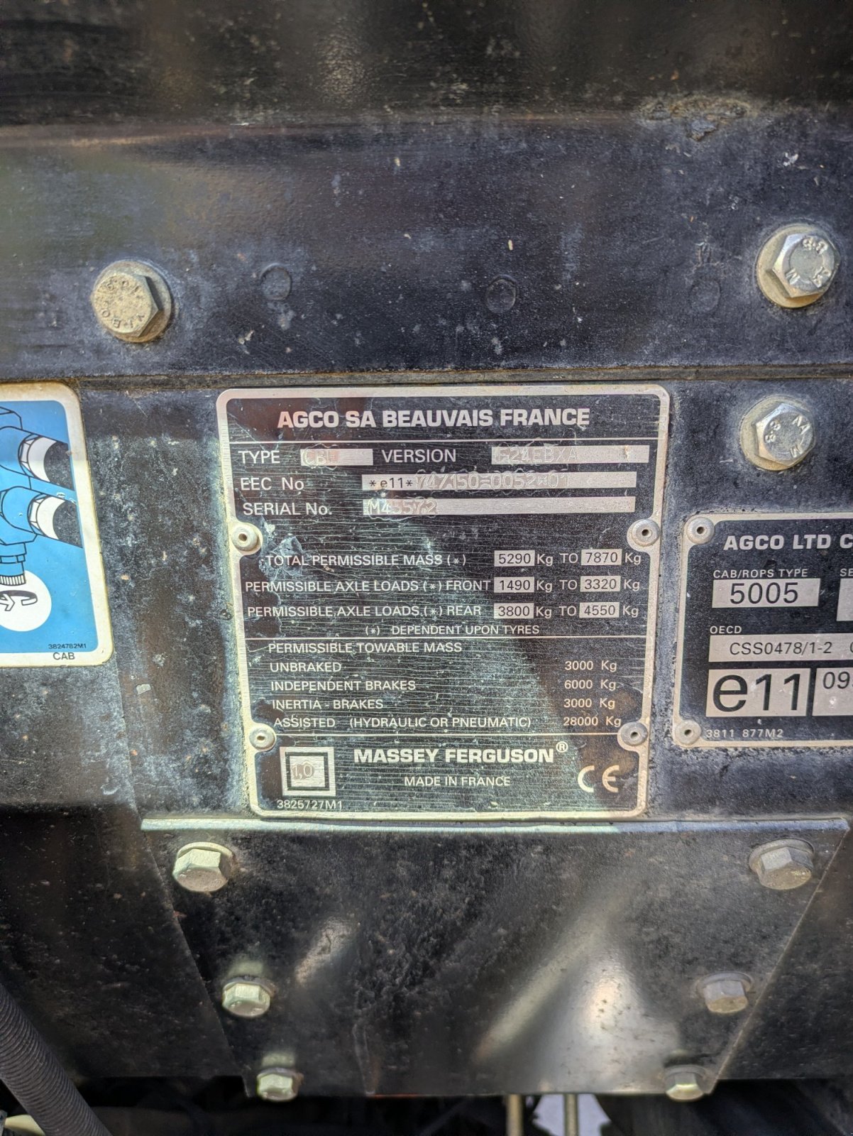 Traktor типа Massey Ferguson 4355, Gebrauchtmaschine в Altmannstein (Фотография 25)