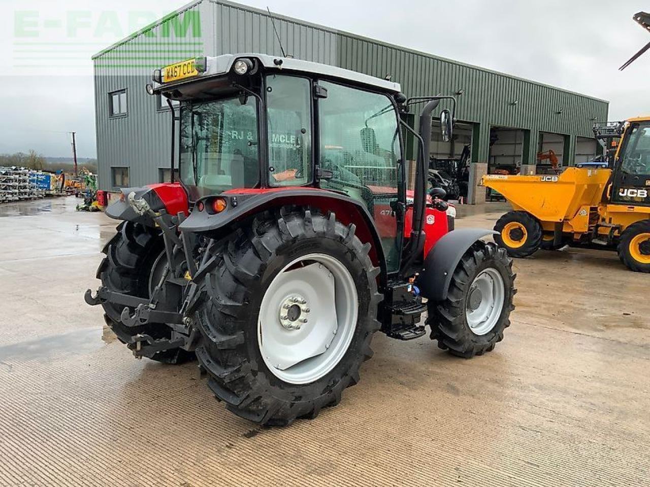 Traktor Türe ait Massey Ferguson 4708 tractor (st25740), Gebrauchtmaschine içinde SHAFTESBURY (resim 9)