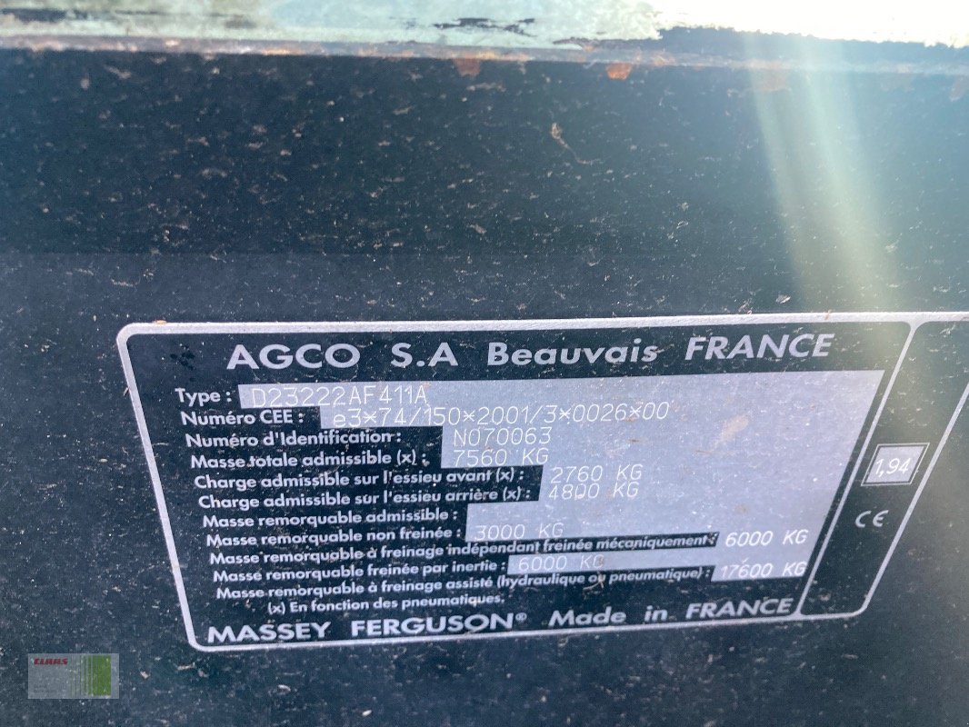 Traktor typu Massey Ferguson 5445, Gebrauchtmaschine v Alveslohe (Obrázek 21)