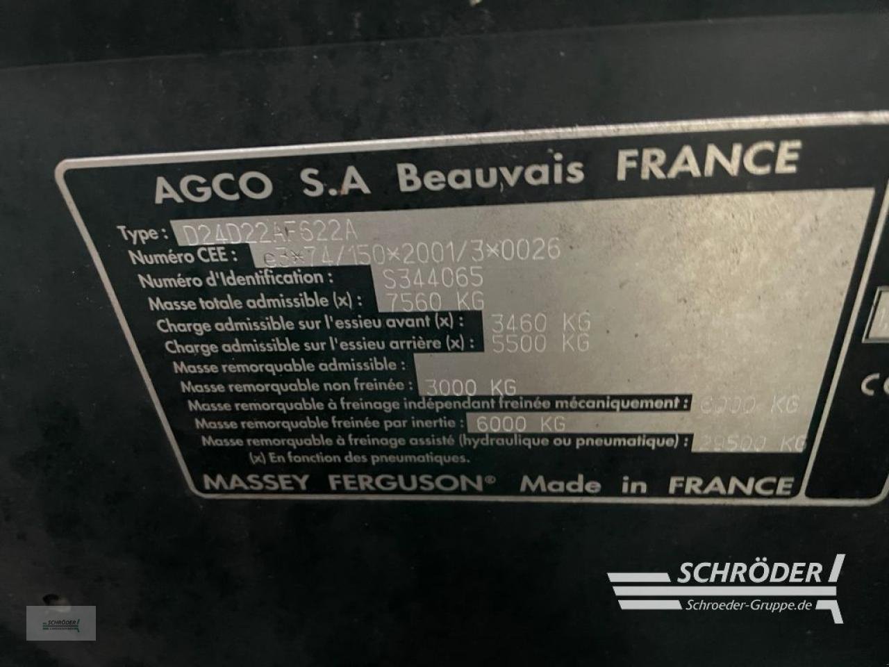 Traktor типа Massey Ferguson 5455, Gebrauchtmaschine в Wildeshausen (Фотография 4)