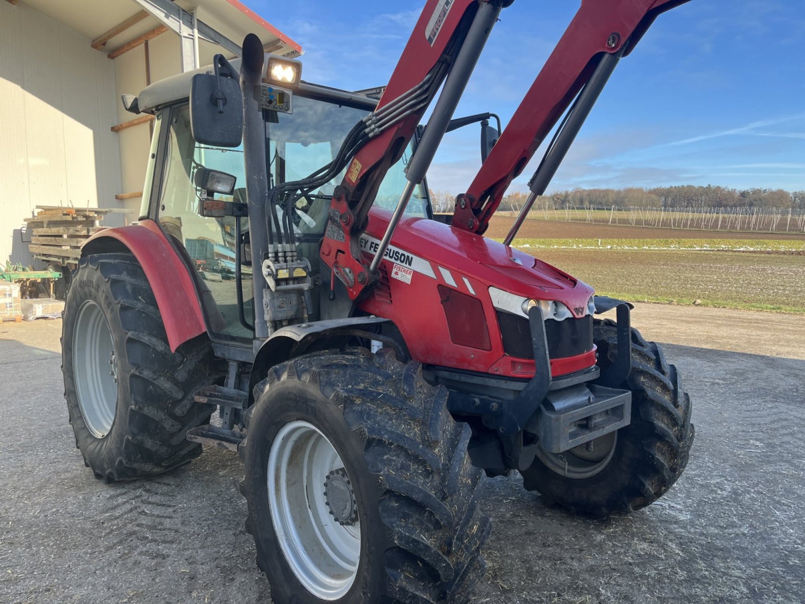Traktor des Typs Massey Ferguson 5455, Gebrauchtmaschine in Mindelstetten (Bild 1)