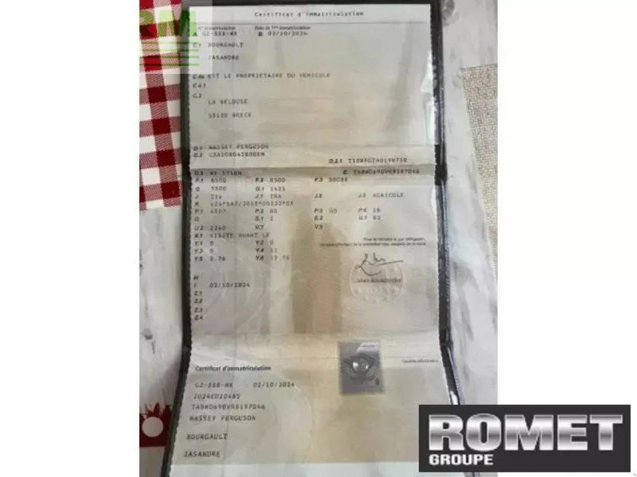 Traktor του τύπου Massey Ferguson 5710 m d4 es, Gebrauchtmaschine σε GENNES-SUR-GLAIZE (Φωτογραφία 4)