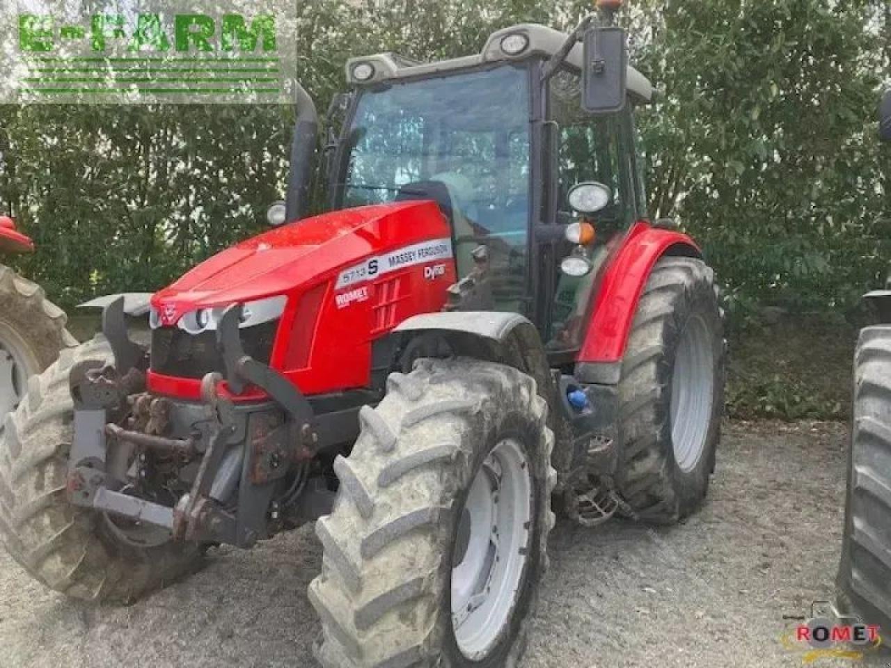 Traktor Türe ait Massey Ferguson 5713 s d4 ef mr, Gebrauchtmaschine içinde GENNES-SUR-GLAIZE (resim 1)