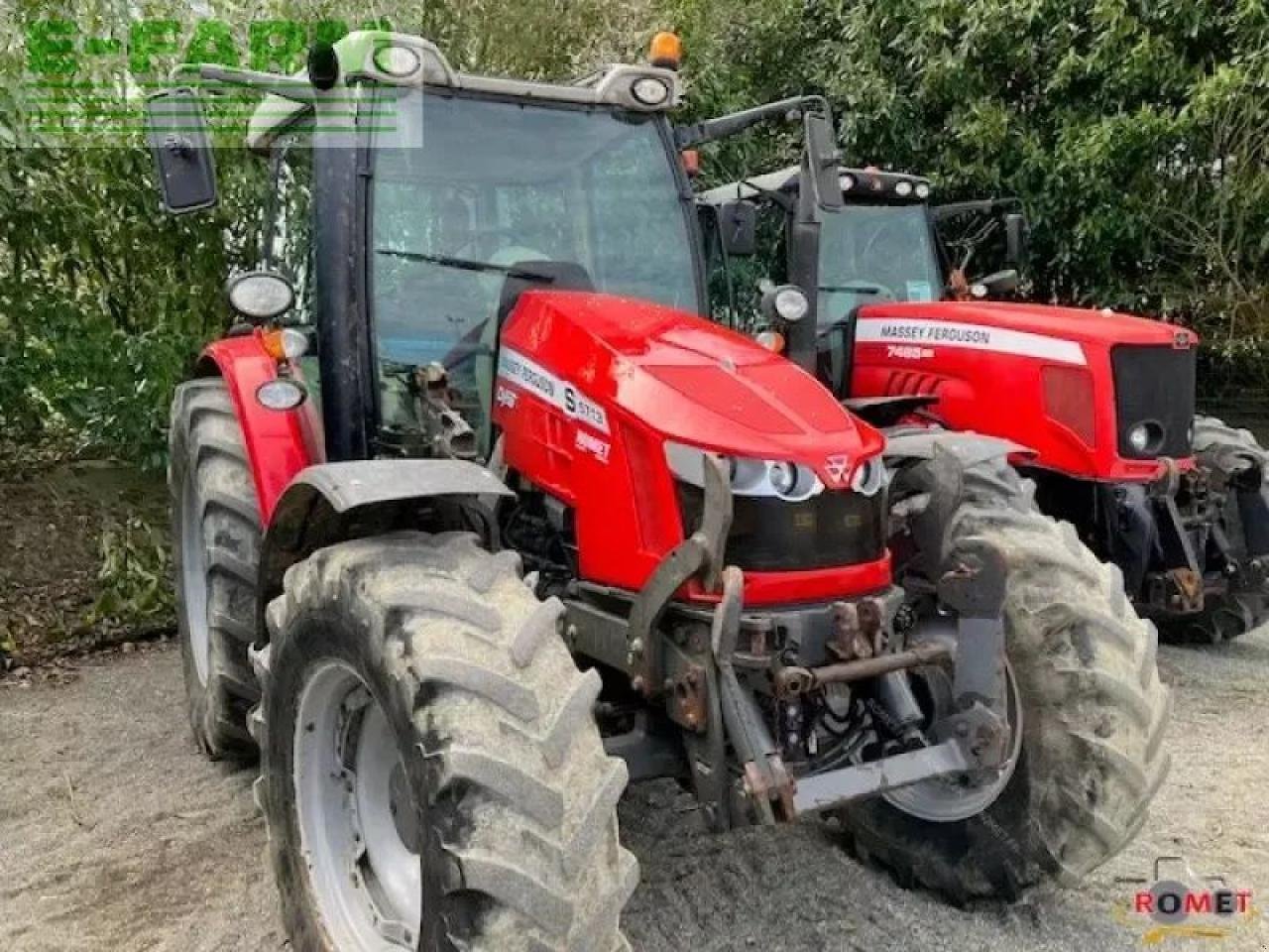 Traktor Türe ait Massey Ferguson 5713 s d4 ef mr, Gebrauchtmaschine içinde GENNES-SUR-GLAIZE (resim 2)