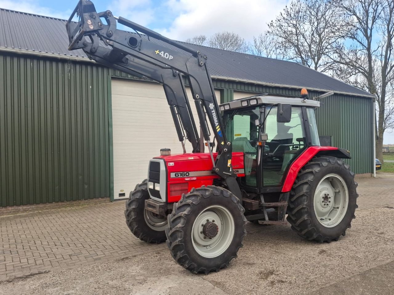 Traktor типа Massey Ferguson 6160 Dynashift, Gebrauchtmaschine в Witte paarden (Фотография 7)