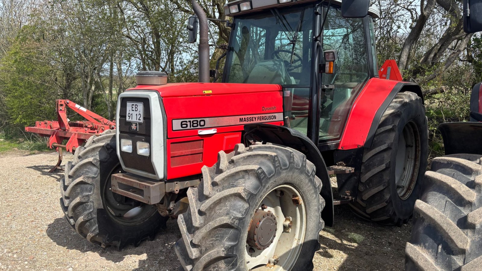 Traktor Türe ait Massey Ferguson 6180, Gebrauchtmaschine içinde Nykøbing Mors (resim 1)