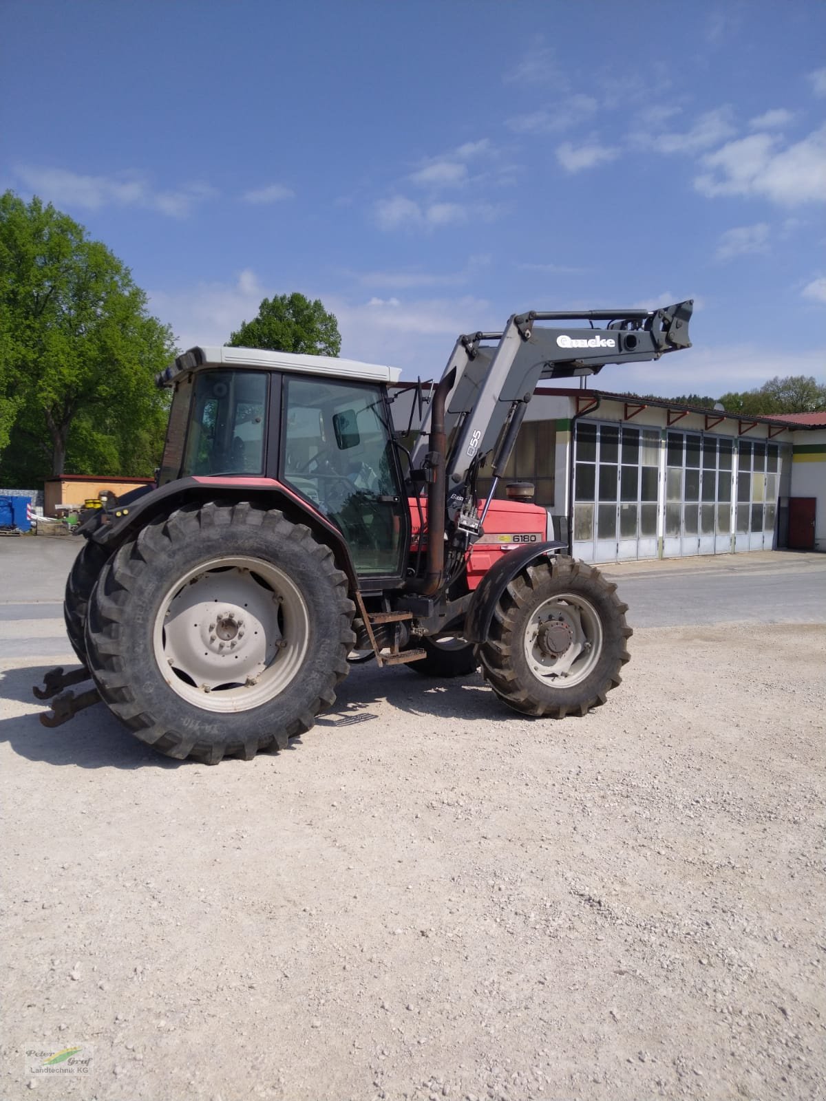 Traktor tip Massey Ferguson 6180A Dynashift, Gebrauchtmaschine in Pegnitz-Bronn (Poză 1)