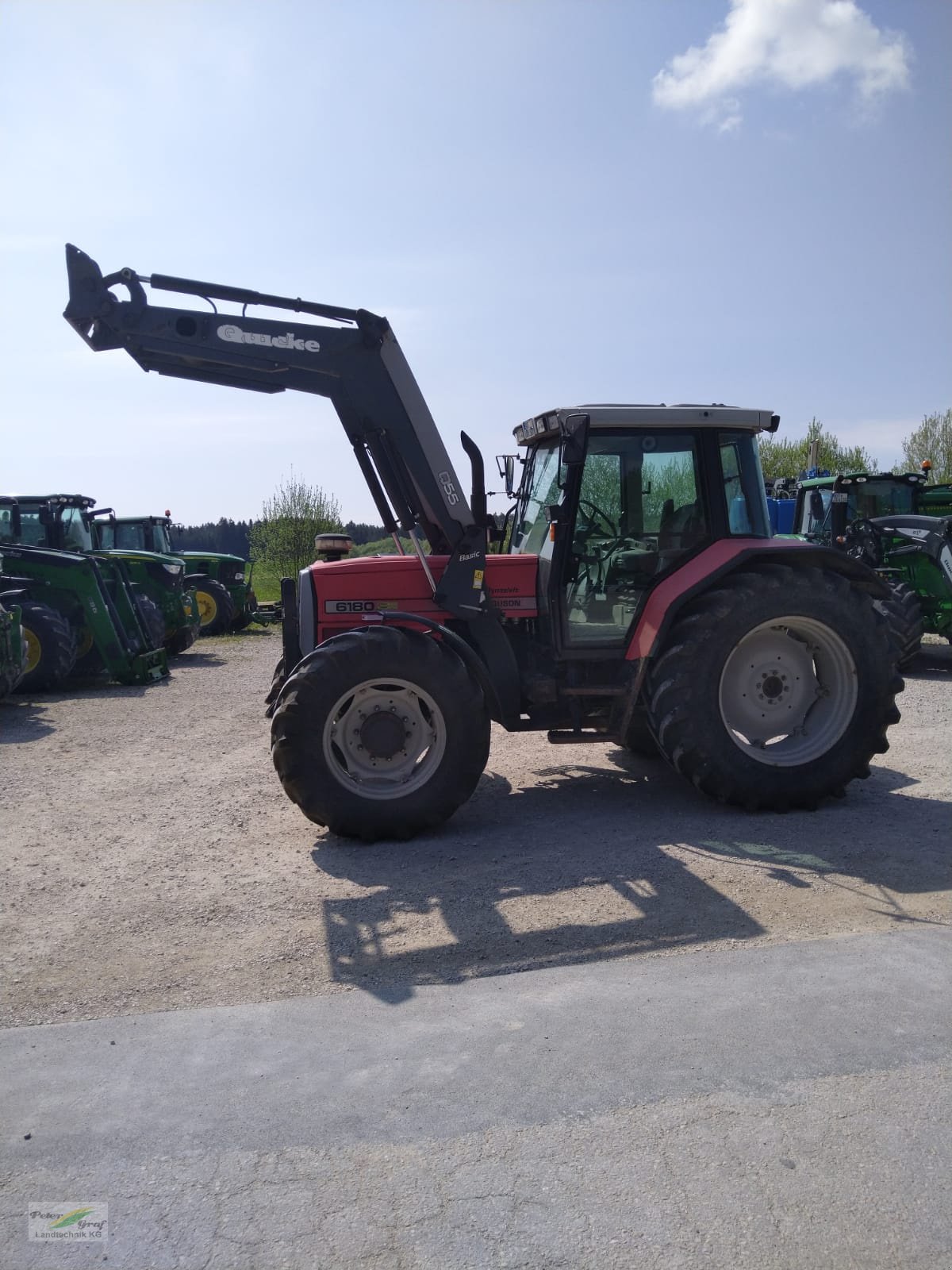 Traktor tip Massey Ferguson 6180A Dynashift, Gebrauchtmaschine in Pegnitz-Bronn (Poză 2)