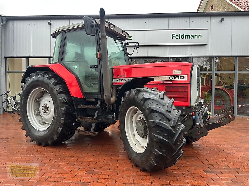 Traktor du type Massey Ferguson 6190 Frontzapfwelle, Klima, Gebrauchtmaschine en Neuenkirchen-Vinte (Photo 2)