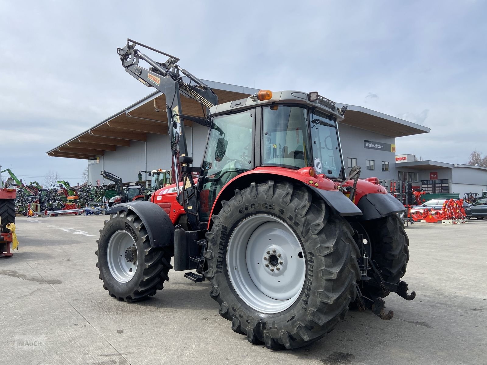 Traktor Türe ait Massey Ferguson 6460 Dyna 6 + Frontlader, Gebrauchtmaschine içinde Burgkirchen (resim 9)