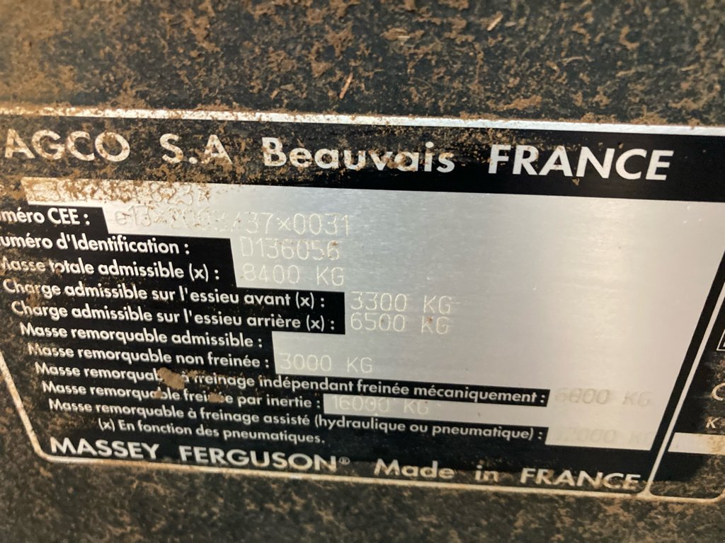 Traktor of the type Massey Ferguson 6470 TIERS 3 D 6, Gebrauchtmaschine in BRAS SUR MEUSE (Picture 11)