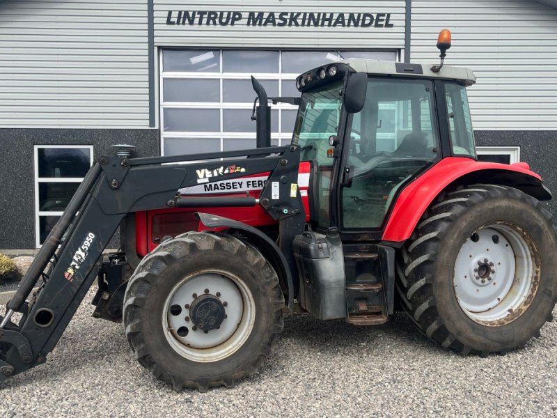 Traktor des Typs Massey Ferguson 6480 Dyna 4 Med frontlift og frontlæsser, Gebrauchtmaschine in Lintrup (Bild 1)