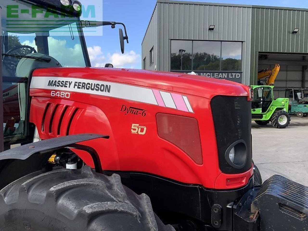 Traktor Türe ait Massey Ferguson 6480 dyna6 tractor (st24258), Gebrauchtmaschine içinde SHAFTESBURY (resim 12)