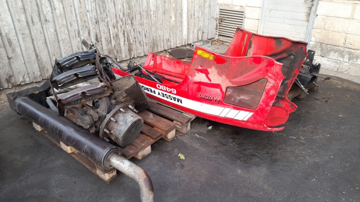 Traktor Türe ait Massey Ferguson 6480, Gebrauchtmaschine içinde Viborg (resim 2)