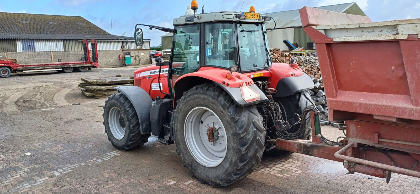 Traktor типа Massey Ferguson 6480, Gebrauchtmaschine в poortvliet (Фотография 4)